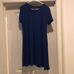 BCBG Maxazria royal blue t-shirt dress size small